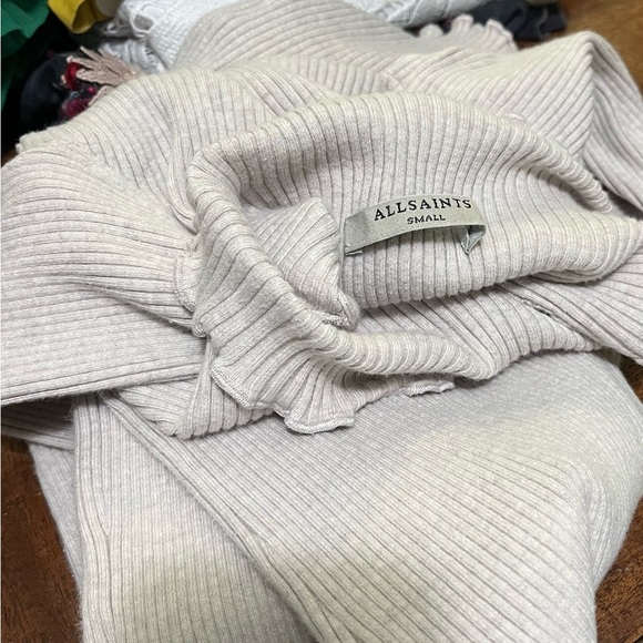 All Saints ribbed mock neck dress Small - Picture 2 of 2